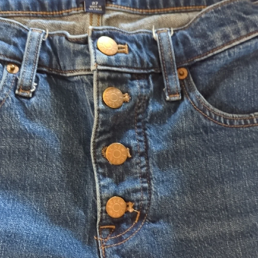 J. Crew Blue Crop Flare Leg Jeans